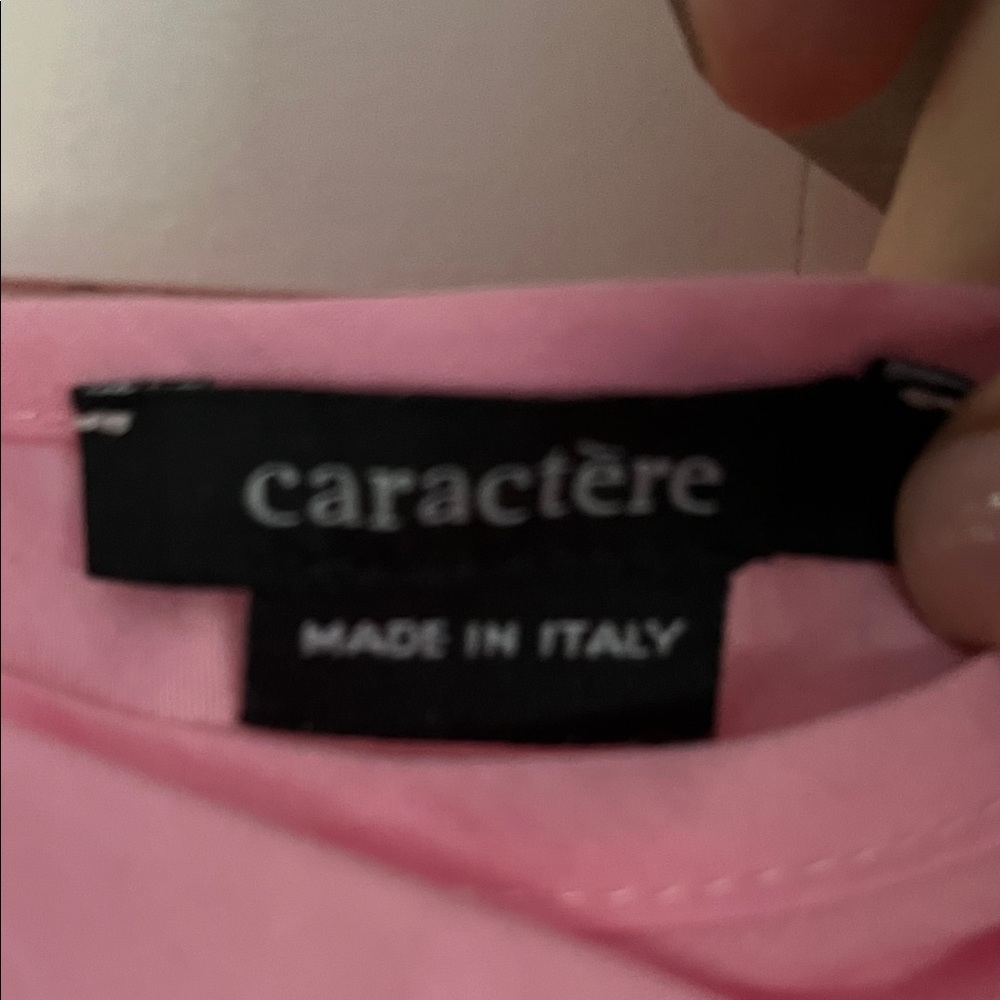 Elegant Pink and Tan Women's Dress - Picture 2 of 3